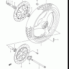 GSX-R1100 1986-1988 Front wheel (model j)