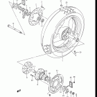 GSX-R1100 1986-1988 Rear wheel (model j)