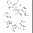 GSX-R1100 1986-1988 Подножки