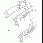 GSX-R1100 1986-1988 Seat tail cover (model g / h)