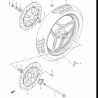GSX-R1100 1986-1988 Front wheel (model g)