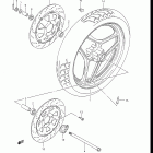 GSX-R1100 1986-1988 Front wheel (model h)