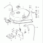 GSX-R750 1986-1987 Fuel tank (model g)