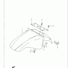 GSX-R750 1986-1987 Front fender (model h)