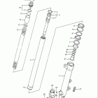 GSX-R750 1986-1987 Front lh damper