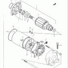 GSX-R750 1986-1987 ПУСКОВОЙ ЭЛЕКТРОДВИГАТЕЛЬ