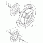 GSX-R750 1986-1987 Front wheel (model g)