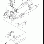 GV1400GD, GT, GC, 1986-1988 Глушитель