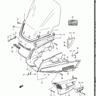 GV1400GD, GT, GC, 1986-1988 Outer cowling (gv1400gdg / gtg ~f.no.104470)