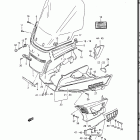 GV1400GD, GT, GC, 1986-1988 Outer cowling (model h)