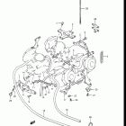 GV1400GD, GT, GC, 1986-1988 Carburetor fittings