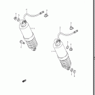 GV1400GD, GT, GC, 1986-1988 Rear shock absorber (gv1400gtg)