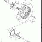 GV1400GD, GT, GC, 1986-1988 Rear wheel (gv1400gdg / gtg ~f.no.103764)