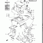GV1400GD, GT, GC, 1986-1988 Frame upper cover (model g)