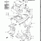 GV1400GD, GT, GC, 1986-1988 Frame upper cover (model h / j)