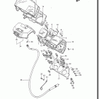 GV1400GD, GT, GC, 1986-1988 Спидометр-тахометр