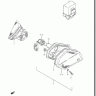 GV1400GD, GT, GC, 1986-1988 Front turnsignal lamp
