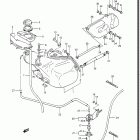 GV1400GD, GT, GC, 1986-1988 ТОПЛИВНЫЙ БАК