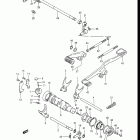 GV1400GD, GT, GC, 1986-1988 Механизм  переключения передач