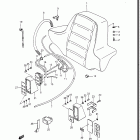 GV1400GD, GT, GC, 1986-1988 Travel trunk pad (gv1400gdg / gtg / gdh / gdj)