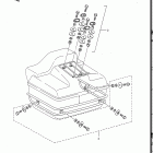 GV1400GD, GT, GC, 1986-1988 Travel trunk rack / trim set (optional)