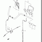 GV1400GD, GT, GC, 1986-1988 Handlebar - control cable (gv1400gcg / model h / j)