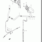GV1400GD, GT, GC, 1986-1988 Handlebar - control cable (gv1400gdg / gtg)