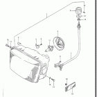 GV1400GD, GT, GC, 1986-1988 Фара