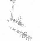 JR50 1985-1991 Кик стартер