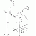 LS650,F,P 1986-1988 Handlebar - control cable (ls650pg / pj / pk / pl