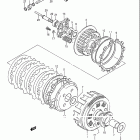 LS650,F,P 1986-1988 Сцепление