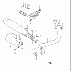 LS650,F,P 1986-1988 Глушитель