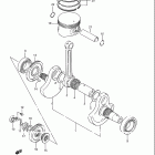 LS650,F,P 1986-1988 КОЛЕНЧАТЫЙ ВАЛ