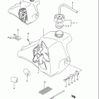 RM80 1986-1995 Fuel tank (model n / p)