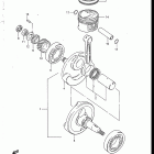 SP125 1986-1988 КОЛЕНЧАТЫЙ ВАЛ