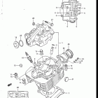 SP125 1986-1988 ГОЛОВКА ЦИЛИНДРА