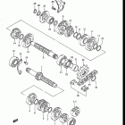 RM125 1986-1988 ТРАНСМИССИЯ