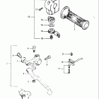 GS1150 ES3,ESE,EF,ESF,EF2,EG,ESG 84-86 Left handle switch (gs1150ef / ef2 / eg)