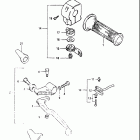 GS1150 ES3,ESE,EF,ESF,EF2,EG,ESG 84-86 Left handle switch (gs1150es3 / ese / esf)