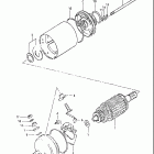 GS450GA 1985 ПУСКОВОЙ ЭЛЕКТРОДВИГАТЕЛЬ