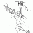 DR125 1984 КОЛЕНЧАТЫЙ ВАЛ