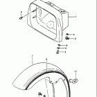 GS1100 GKE 1984 Headlamp housing - front fender