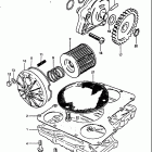 GS1100 GKE 1984 Oil pump - oil filter