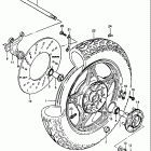 GS1100 GKE 1984 Заднее колесо