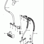 GS1100 GKE 1984 Передние тормозные трубки