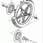 GS1100 GKE 1984 Переднее колесо