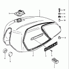 GS1100 GKE 1984 ТОПЛИВНЫЙ БАК