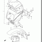 GS550ES3,ESE,EF,ESF,ESG,83-86 Headlamp cover - front fender (gs550ef / eg)