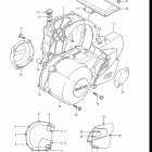 GS550ES3,ESE,EF,ESF,ESG,83-86 Крышки картера