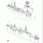 GS1100G 1982-1983 КОЛЕНЧАТЫЙ ВАЛ
